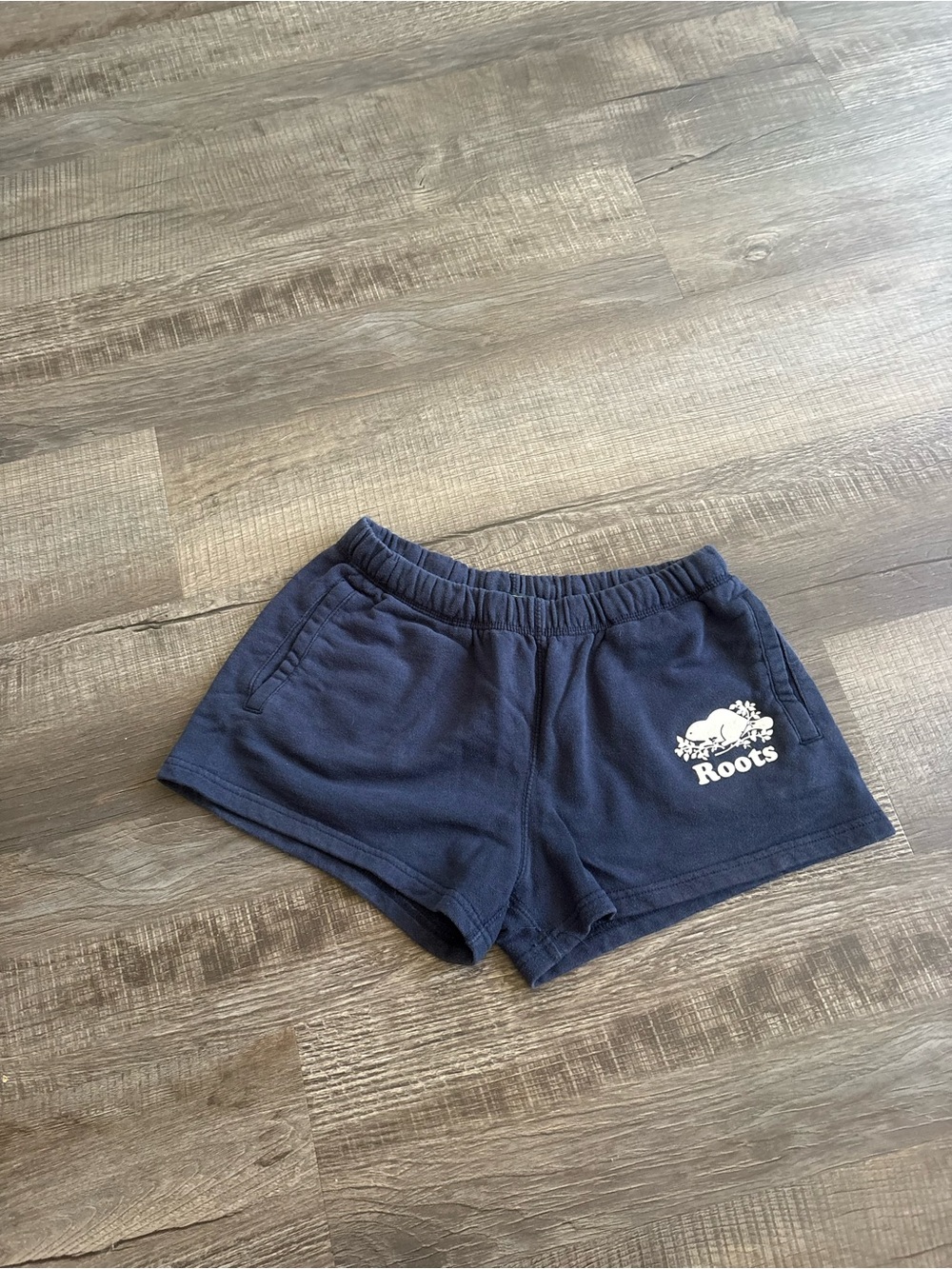 Roots - Navy Terry Sweat Shorts